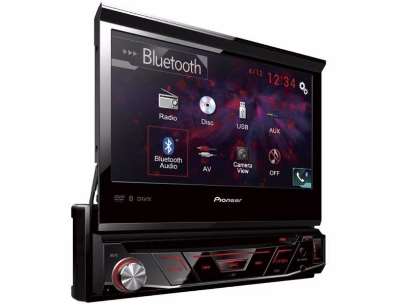 dvd carro pioneer tela 7 bluetooth camera de re sjc