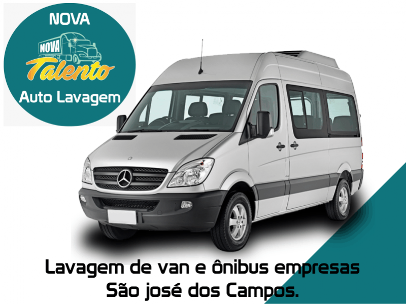 lavagem de van onibus frota sjc