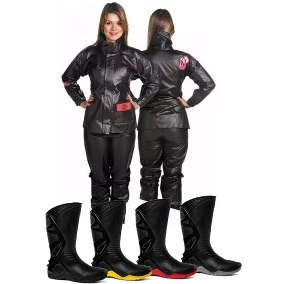 Capa De Chuva Motoqueiro California feminino