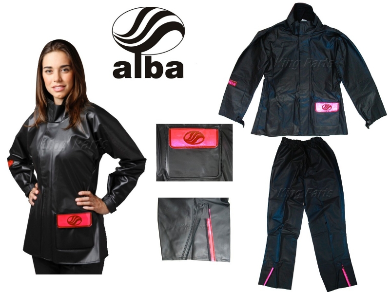 conjunto capa chuva alba europa feminino