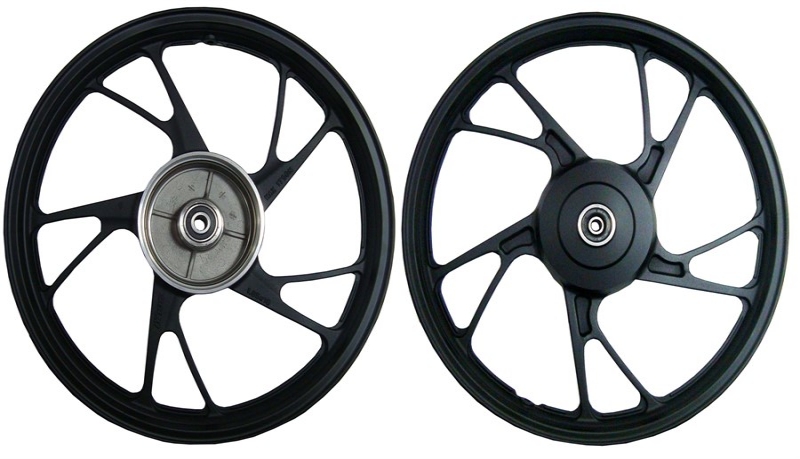 Roda Titan 150 Fan 150 2014 a 2018 a lona modelo Titan160 Preta Par Scud