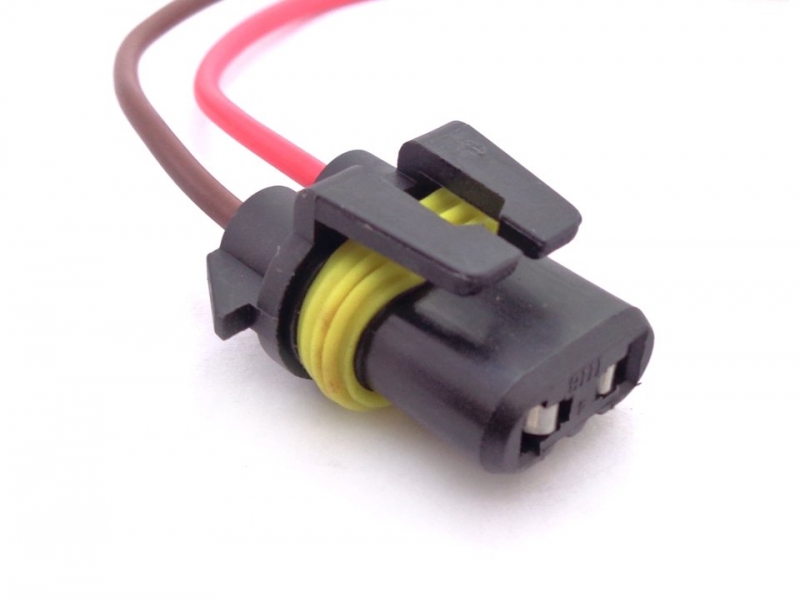 Plug Chicote Conector Sensor Farol Milha 9005 Hb3 Linha Gm