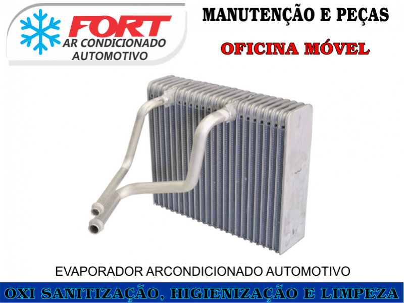 Evaporador arcondicionado automotivo sap