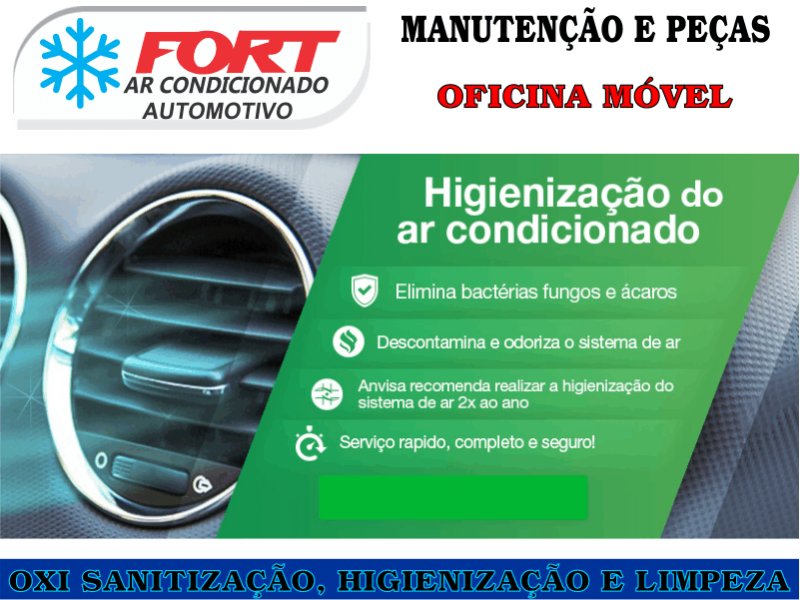 Higienização arcondicionado automotivo sap