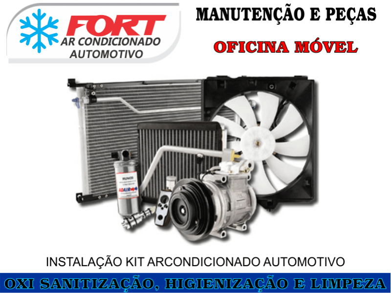 Instalação kit arcondicionado automotivo sap