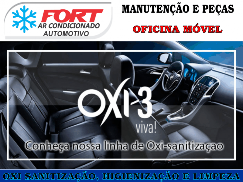 Oxi sanitização arcondicionado automotivo sap