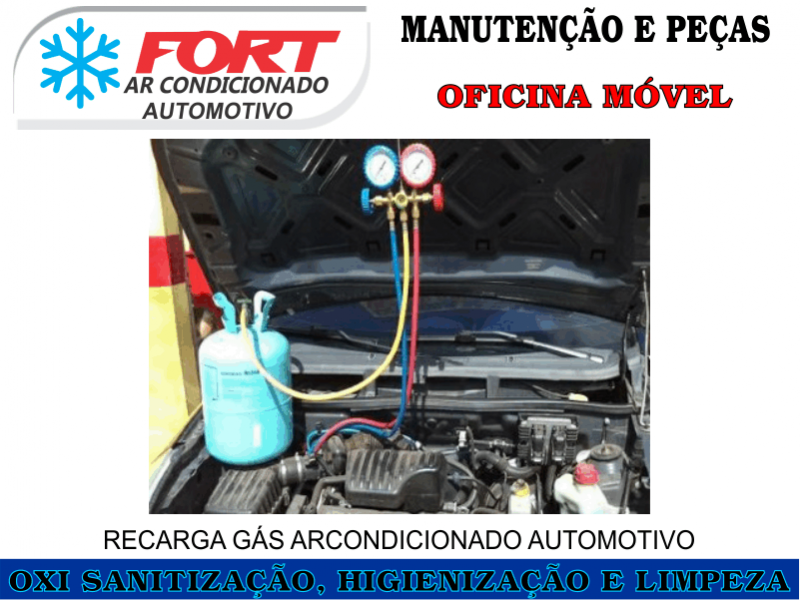 Recarga gás arcondicionado automotivo sap