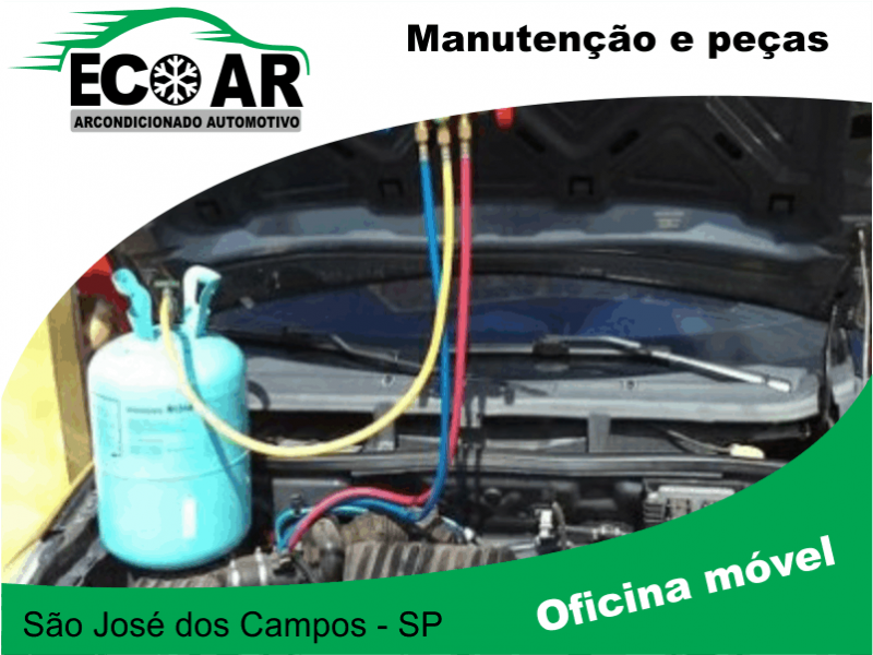 Carga recarga de gas arcondicionado automotivo sjc