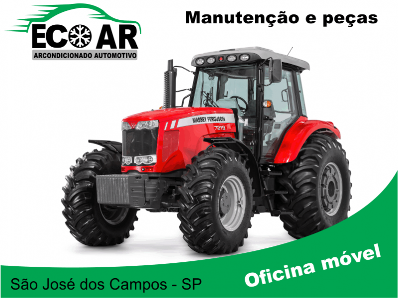 Manutenção limpeza higienização arcondicionado trator sjc