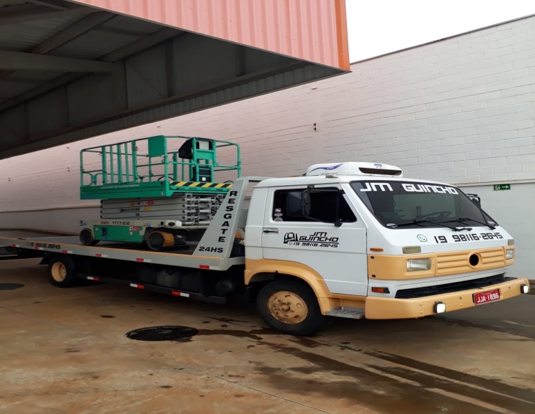 guincho transporte plataforma elevatória piracicaba