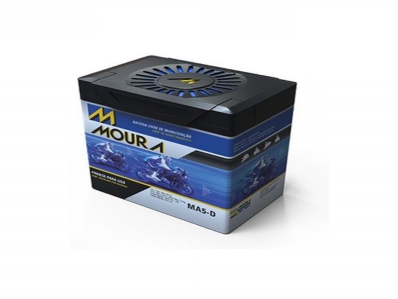 Bateria Moura Ma5 - D 125 150 Cg Titan Biz Nxr Bros Fan Xre sjc